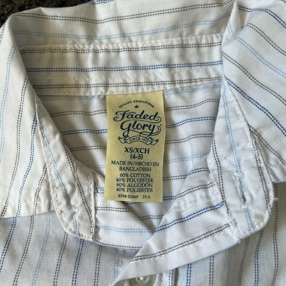 Faded Glory short sleeve button down shirt - Picture 3 of 7